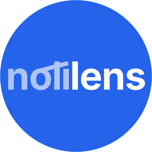 NotiLens logo